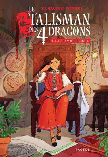 Couverture de Le talisman des 4 dragons — Tome 1 : La flamme perdue